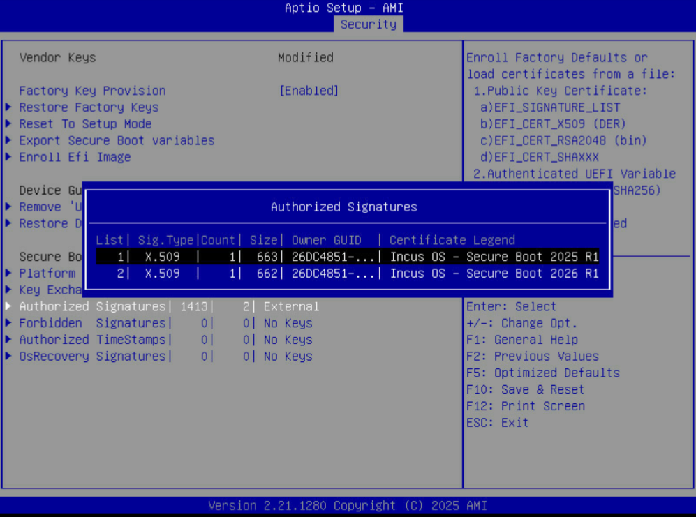 Aptio - DB