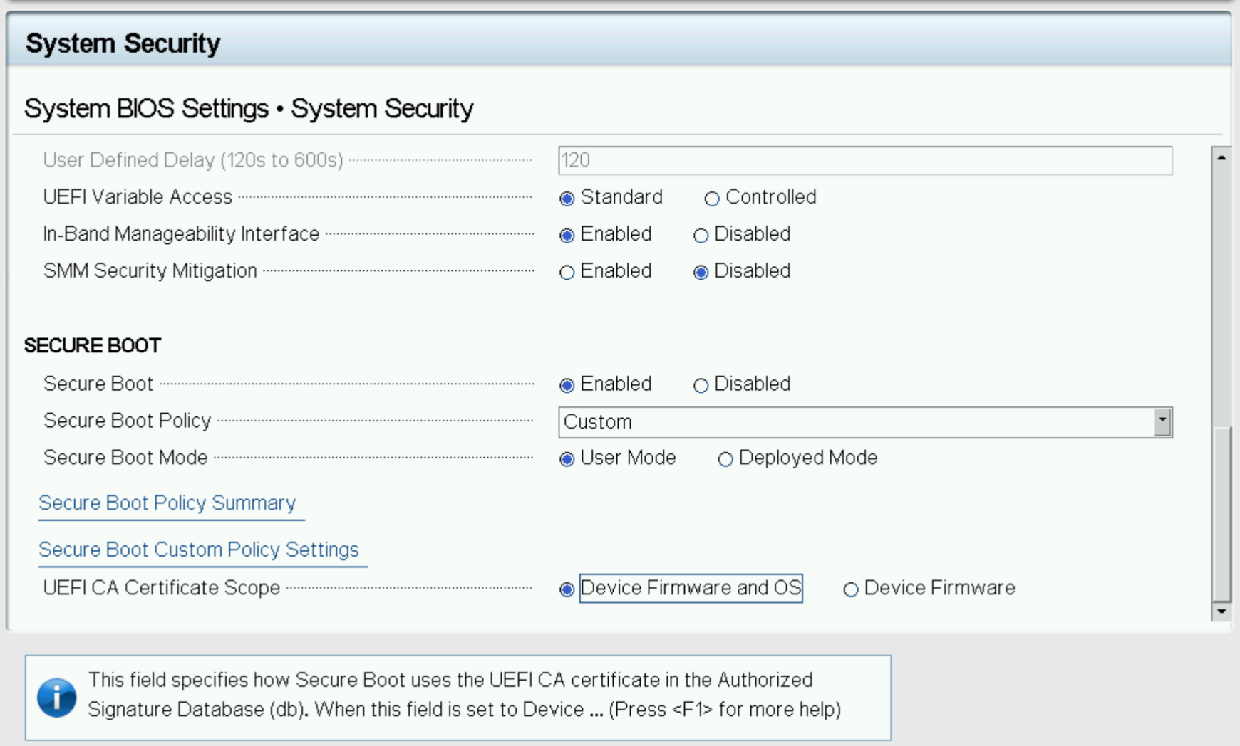 DELL - Secure Boot